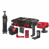 MILWAUKEE M12™ Zelený Laser s 3 rovinami a uhlom 360° - M123PLKIT-401P