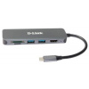 D-Link DUB-2327 6-in-1 USB-C Hub with HDMI/Card Reader/Power Delivery