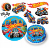 DIGITÁLNA TLAČ Jedlý obrázok na tortu HOT WHEELS AUTÁ POSTAVY + DARČEK TEXT 4