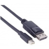 PremiumCord Pripojovací kábel miniDisplayPort - DisplayPort M/M 3 m