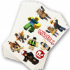 CUKROVÝ VÝTLAČOK OBLÁTOK POSTAVY CUKROVÁ HMOTA A4 – ROBLOX HRÁ HRÁČI