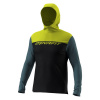 Pánske funkčné tričko Dynafit TRAVERSE SUN HOODY - čierna S