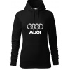 Dámska mikina AUDI 3D Veľkosť: S, Strih: Classic, Farba: Šedá