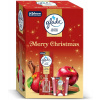 Glade Merry Christmas Warm Apple Pie jablko a škorica vonné tyčinky a vonná svíčka 50 ml + 112 g, darčeková sada