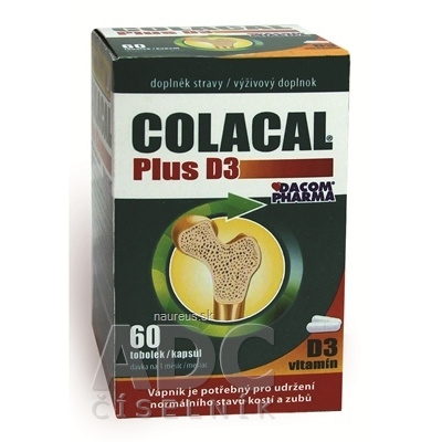 DACOM Pharma s.r.o. COLACAL Plus D3 cps 1x60 ks