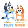 CUKROVÁ TLAČ jedlý obrázok na tortu Cukrová hmota Potlač Bluey Bingo Blu #2