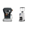 Ascaso Dream PID, Anthracite + Eureka Atom Specialty 65, white