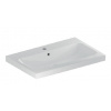 Geberit iCon - Umývadlo, 75x48x16 cm, s prepadom, s otvorom na batériu, biela 501.835.00.1