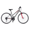 Bicykel Author Integra strieborny-červený 2023