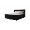Čalúnená postel Boxspring ISLAND + matrac + rošt - cosmic100 / 140x200 / bez vrchného matraca
