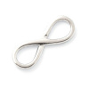 CZ Medzidiel nekonečno 17/6,5mm Ag925 ródium