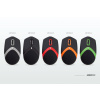 AMEI AM-M101S/Ergonomická/Optická/1 600 DPI/Drátová USB/Černá-stříbrná