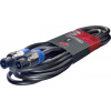 Stagg SSP15SS25, reproduktorový kabel Speakon - Speakon zástrčka, 15m