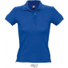 SOL´S PEOPLE / Dámska polokošeľa s bočnými rázporkami - royal blue XXL