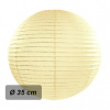 Lampión okrúhly 25 cm šampáň