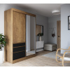 Sliding wardrobe with mirror HAIDAR 140
