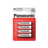 PANASONIC Zinkouhlíkové baterie Red Zinc R6RZ/4BP EU AA 1,5V (Blistr 4ks) 330020,00