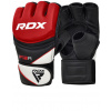 RDX Rukavice na MMA F12 Grappling – čierno-červené