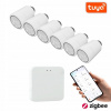 Set 6+1 BOT Chytrá Zigbee/WiFi termostatická hlavica TH6 Tuya