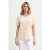 Bavlnené tričko G-Star Rolled up sl BF D24524.4107 béžová XS