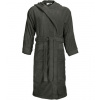 The One Towelling® Unisex župan s kapucňou T1-BH Anthracite L/XL