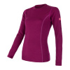 Dámske tričko dl.rukáv SENSOR MERINO ACTIVE lilla XL