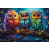 CASTORLAND Puzzle Tri malé sovy 260 dielikov