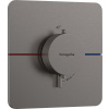 Hansgrohe ShowerSelect Comfort Q, termostat pod omietku, kartáčovaný čierny chróm, HAN-15588340