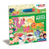 CLEMENTONI Puzzle s maľovaním vodou Water Magic: Dráčiky 15 dielikov