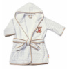 Baby Nellys Detský župan Sweet dreams by TEDDY, flecce - biely, 4-6 rok 116-122 (5-7r)