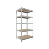 Kovový regál do domácnosti Biedrax 50 x 60 x 240 cm, pozinkovaný - 5 políc MDF