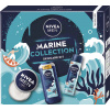 Nivea darčeková sada Men Box Marine 2025 krém 150 ml, antiperspirant Cool Marine 150 ml, sprchovací gél Cool Marine 250 ml