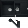 Franke MRG 651-78 onyx s excentrom + Franke FC 9547.071 NOVARA PLUS onyx