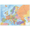 Európa politická 86x120cm lamino zapichovacia bez rámu LAC nástenná mapa