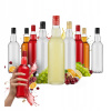 10x Sklenené fľaše Monopolowe 700ml na alkohol, likéry, pálenku, džús 0,7l