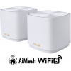 ASUS ZenWiFi XD4 Plus, 2-pack, Wireless AX1800 Dual-band Mesh WiFi 6 System, biely 90IG07M0-MO3C20