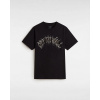 Čierne tričko VANS METAL ARCH TEE BLACK Veľkosť: XL