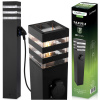 Záhradná LED lampa - stĺpik - E27 - so zásuvkou TAXUS 2 - 60 cm - LUMILED