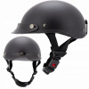 Motocyklová prilba Čierny oriešok Braincap Retro Chopper Cruiser - L