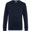 B&C | KING Crew Neck, Pánska mikina, modrá navy, 4XL