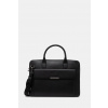 Kožená taška na notebook Tommy Hilfiger AM0AM13993 čierna ONE SIZE