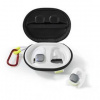Slúchadlá Hama Bluetooth Spirit Athletics s klipom, kôstky, nabíjacie púzdro (184115) biela