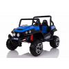 Elektrické autíčko RSX Modré, Pohon 4x4, 2x12V, EVA kolesá, široké dvojmiestne čalúnené sedadlo, 2,4 GHz DO, 4 X MOTOR, Dvojmiestne, FM Radio, Bluetooth
