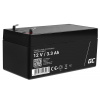 Green Cell AGM VRLA 12V 3.3Ah maintenance-free battery for the alarm system, cash register, toys