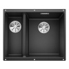Granitový drez Blanco SUBLINE 340/160 U InFino čierna bez tiahla drez vpravo