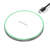 Techsuit Bezdrôtová Nabíjačka Premium (CHWR031) - RGB Farby, 15W - Biela KF2335373