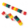 Bigjigs Toys Drevený hlavolam farebný had