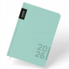 Karton P+P - PASTELINi - týždenný diár 2026, zelený, A5, 15,5 × 20,7 cm