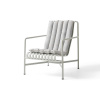 HAY Textilný podsedák Palissade Lounge Chair High Soft Quilted Cushion, sky grey