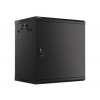 LANBERG RACK CABINET 19” WALL-MOUNT 12U/600X450 FOR SELF-ASSEMBLY WITH METAL DOOR BLACK (FLAT PACK)